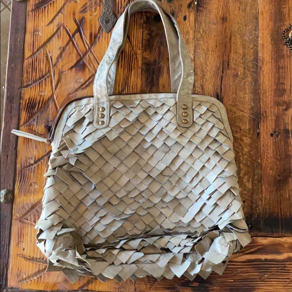 CLEOBELLA Grey Leather Purse